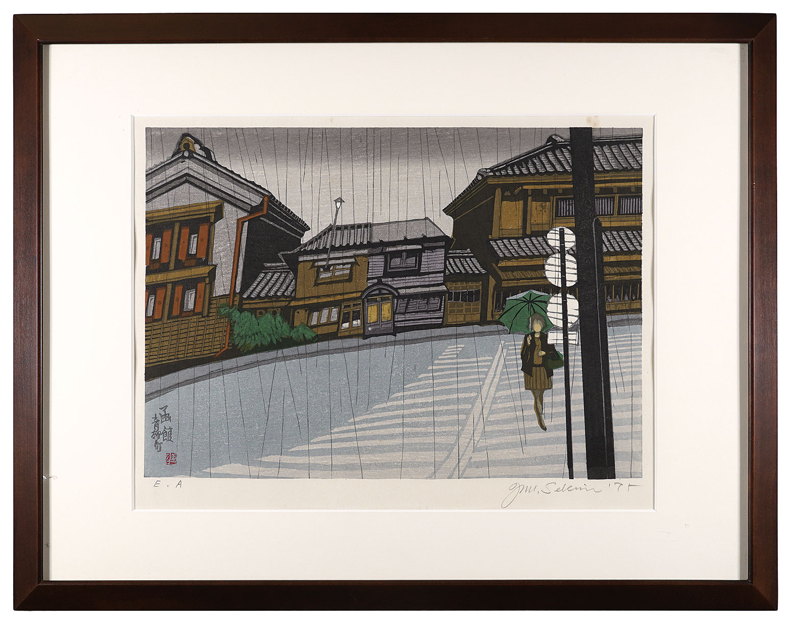 関野凖一郎「函館青柳町」