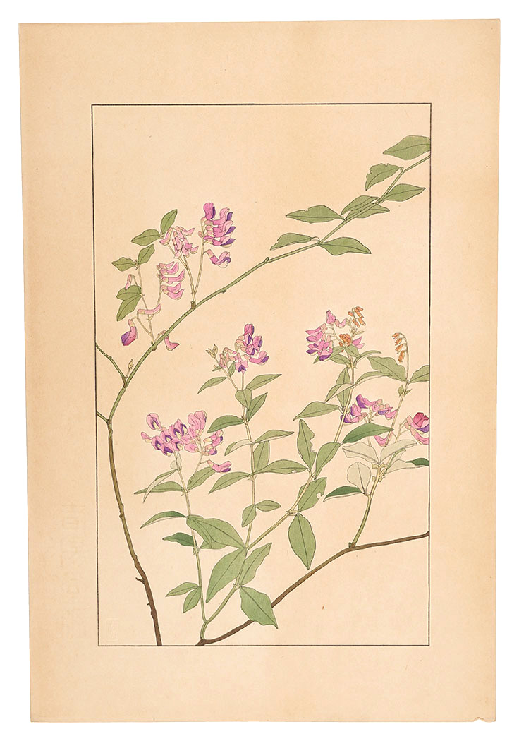 杉浦非水「南天萩」