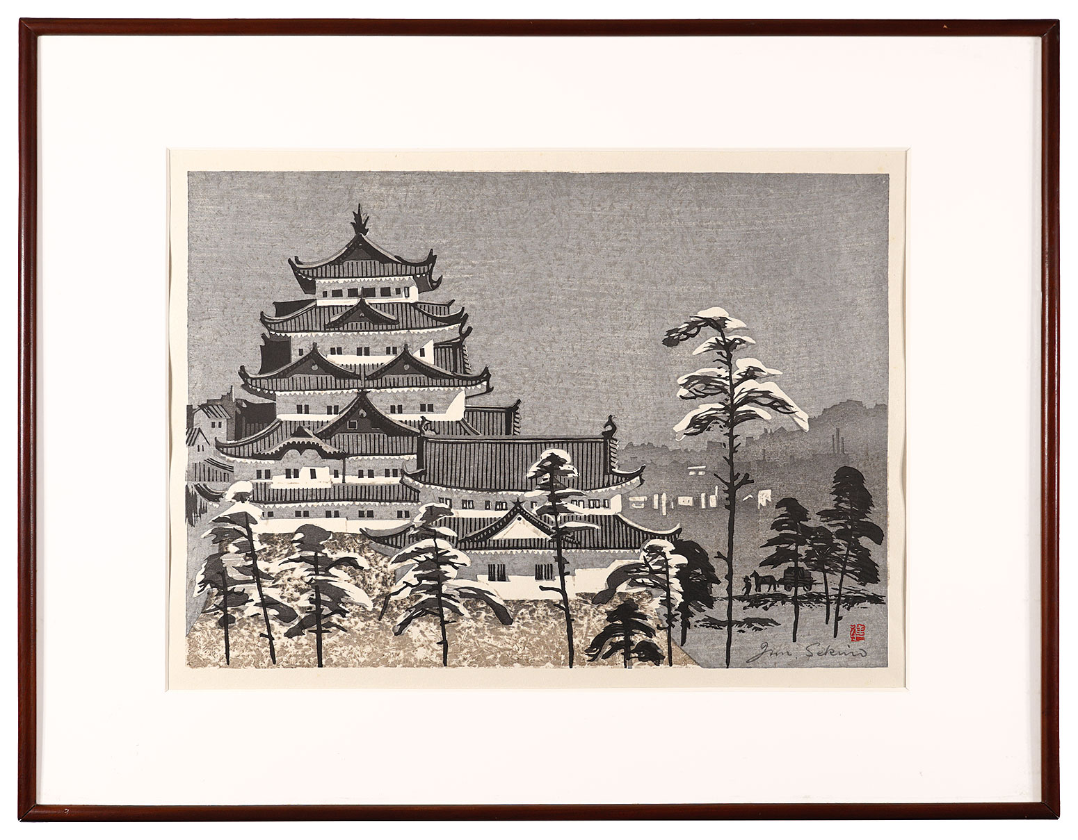 Sekino Junichiro “The Fifty-three Stations of the Tokaido / Miya”
