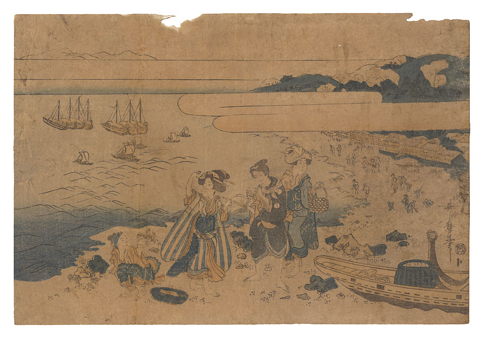 Utamaro “Gathering Shellfish (tentative title)”