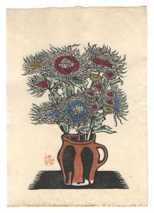 川上澄生「花」