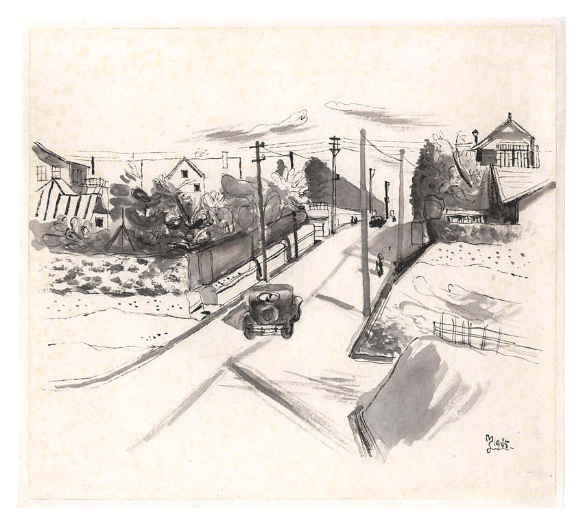 宮本三郎「自筆画稿」