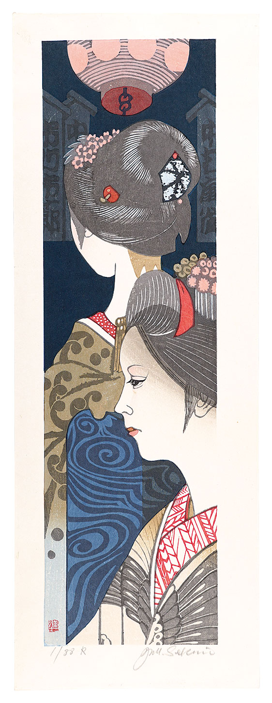 Sekino Junichiro “Twelve Months of Maiko / December: Minami-za Maneki”