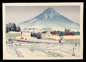 徳力富吉郎「裾野の雨」