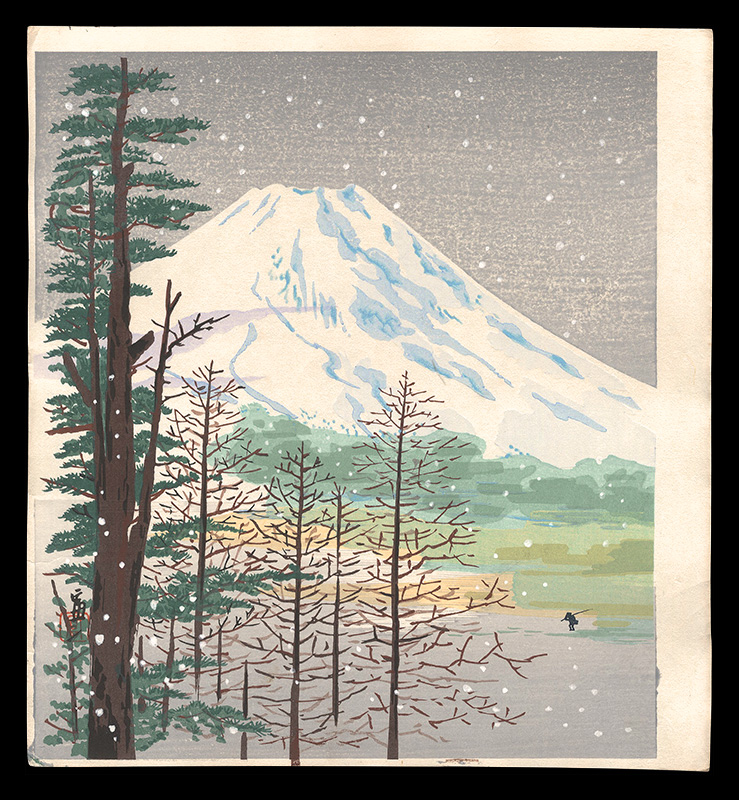 徳力富吉郎「富士の雪（仮題）」