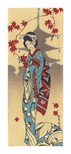 Kobayashi Kaichi / Woodblock-printed Envelope