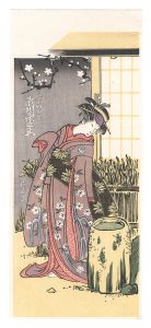 清長「三世瀬川菊之丞八百屋お七【復刻版】」