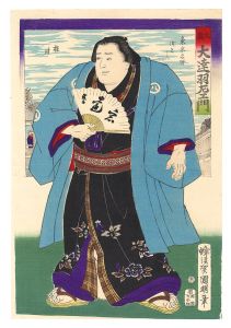 Sumo-e: Odate Uzaemon from Oizumi