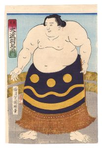 Sumo-e: Odate Uzaemon from Tokyo