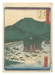 諸国六十八景 三十四 越後 能生社 / 広重二代