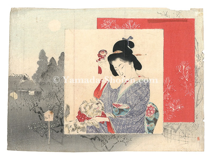 鈴木華邨「木版口絵」