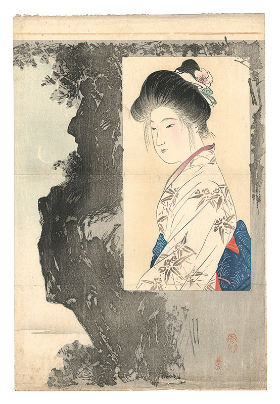 宮川春汀「木版口絵」