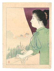 梶田半古「木版口絵」