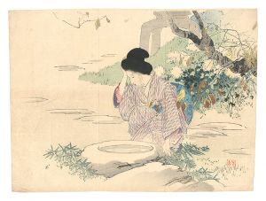 梶田半古「木版口絵」