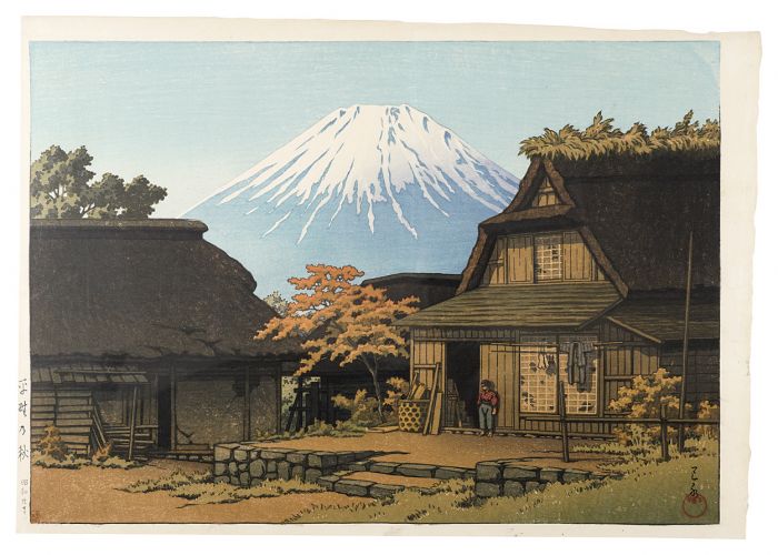 Kawase Hasui “Autumn in Hirano”