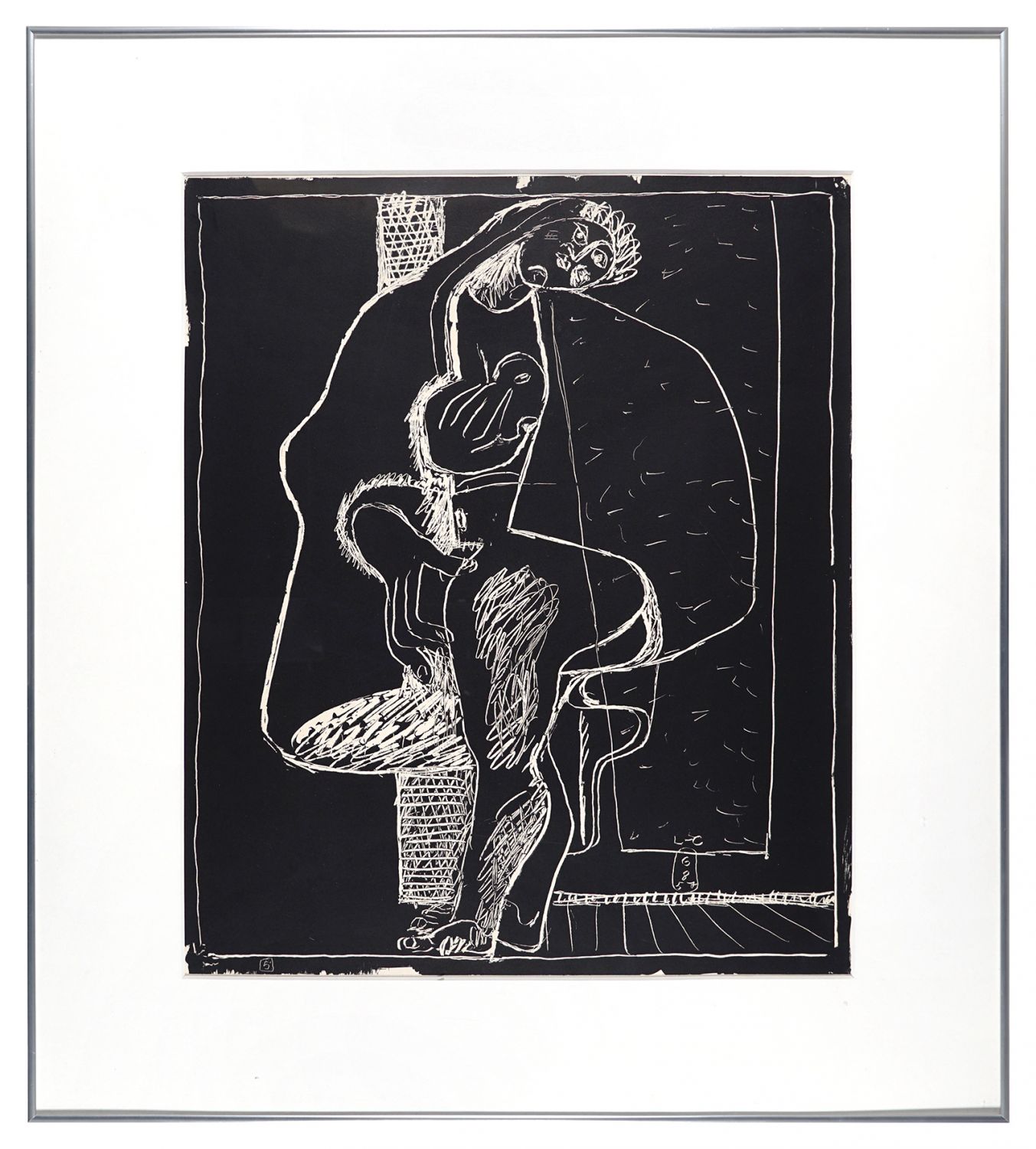 ル・コルビュジエ「版画集『小さな告白』より　小さな自信」