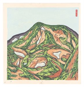 板画新日本百景　大雪山　／　下澤木鉢郎