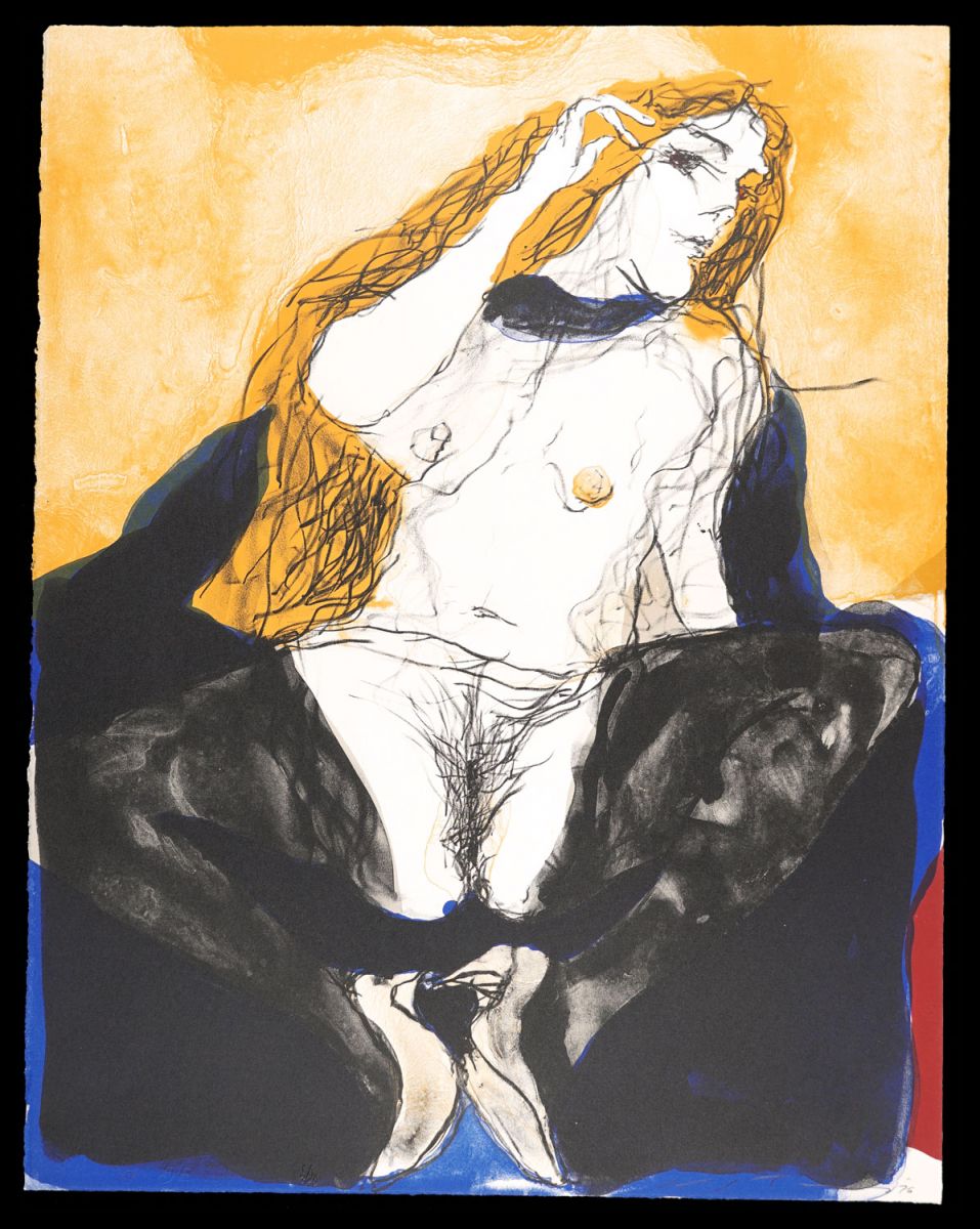池田満寿夫「版画集『ミックスド・フルーツ』より　パイナップル」