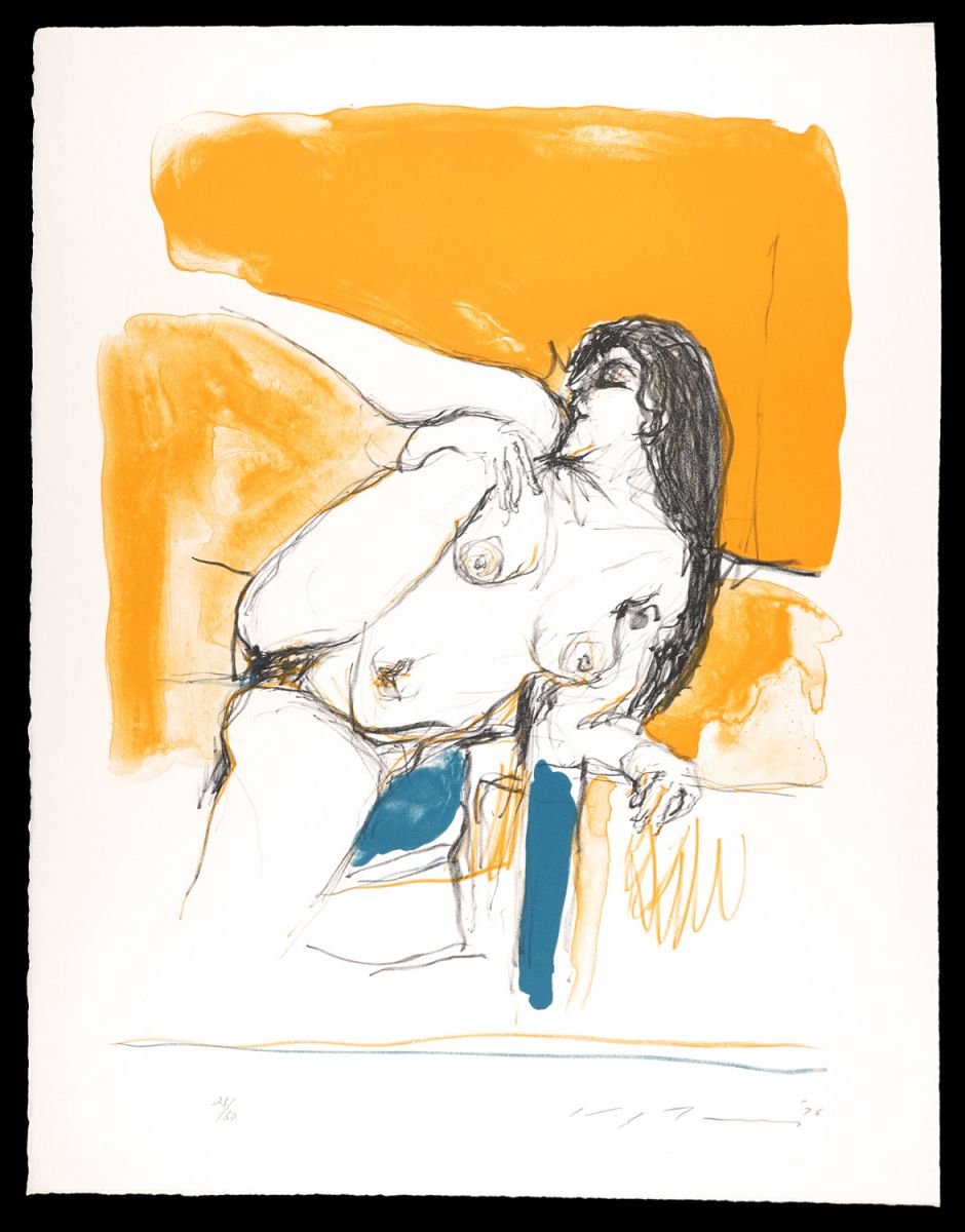 池田満寿夫「版画集『ミックスド・フルーツ』より　バナナ」