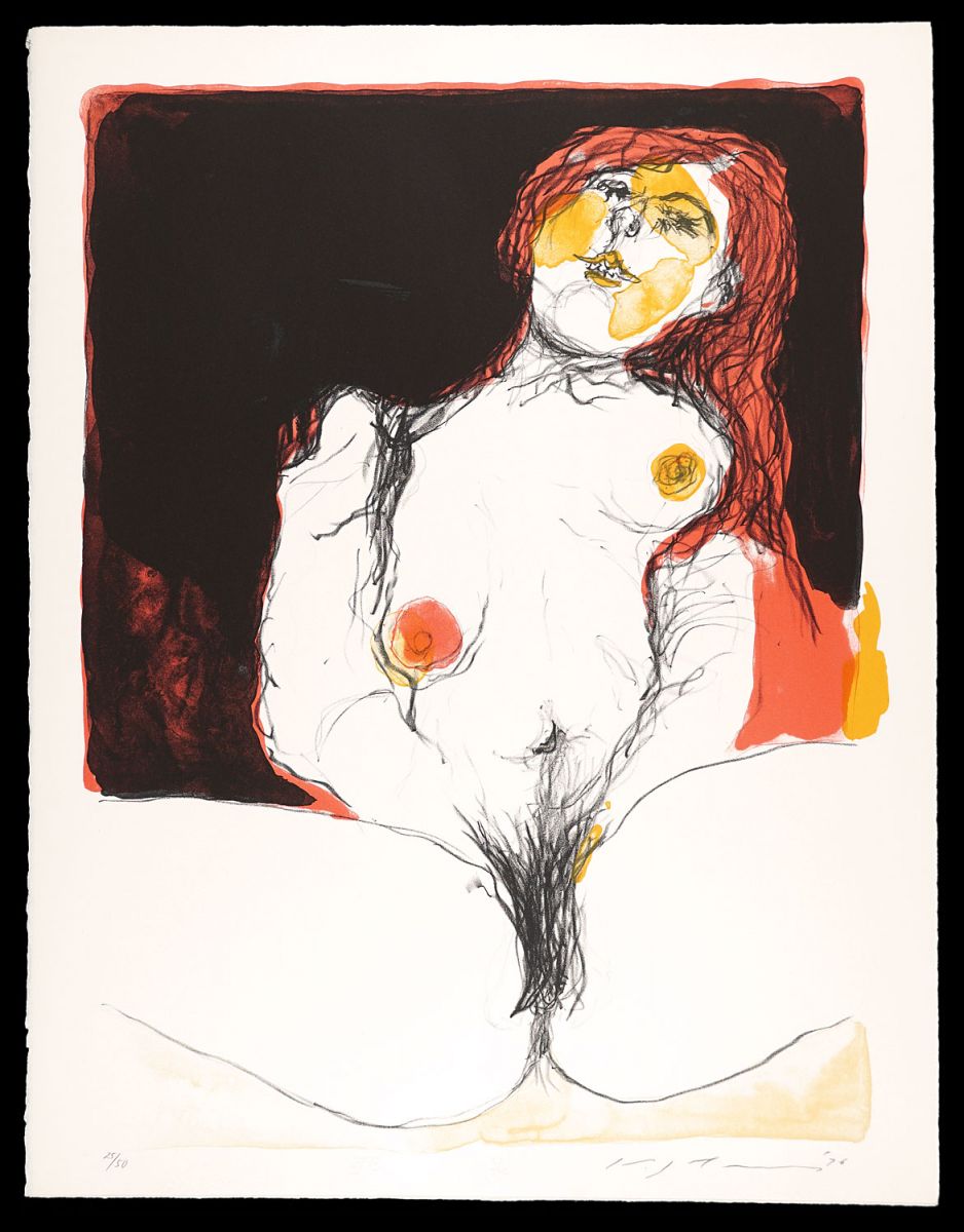 池田満寿夫「版画集『ミックスド・フルーツ』より　アップル」