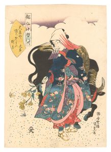 俳仙十哲ノ内　丈草　／　国貞初代