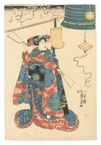 国芳「京鹿子娘道成寺」