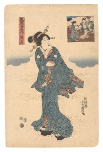 芳虎「五節句之内　菊月」