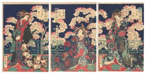 芳虎「青楼三幅対」
