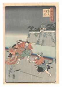 芳幾「道外忠臣蔵　三段目」