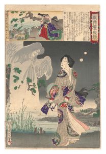 東絵昼夜競　伊賀の局　／　周延