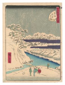 広重二代「江戸名所四十八景　四十四 赤坂紀国さか」