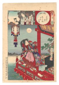 雪月花 武州 石浜の月 対牛楼 犬坂毛野 / 周延