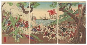 朝鮮京城戦争 日本兵大勝利図　／　幾英
