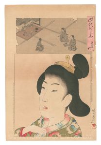 周延「時代かがみ　寛延の頃」