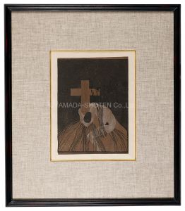 Onchi Koshiro / Christ and the Virgin Mary