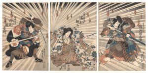 芝居絵　／　国貞初代