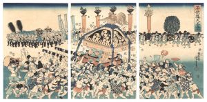 芳虎「子供遊天王祭」