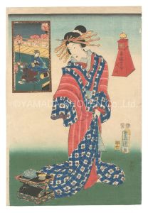 春遊十二時　戌ノ刻　／　豊国三代 国信