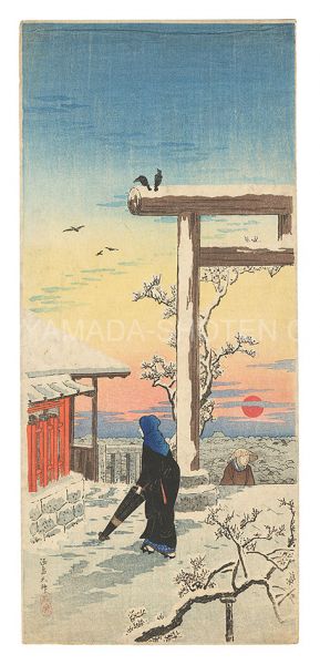 高橋松亭（弘明）「湯島天神」