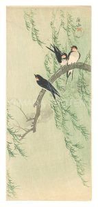 Ito Sozan / Swallows and Willow (tentative title)