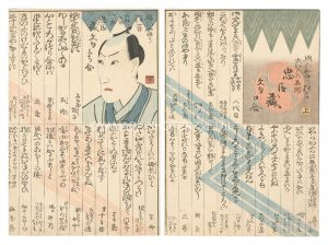 思ひ当り狂言大江戸の名残 忠臣蔵文句口合 上・下 / 作者不詳