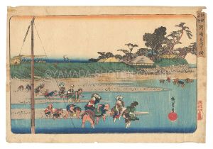 広重初代「江都名所　洲崎しほ干狩」