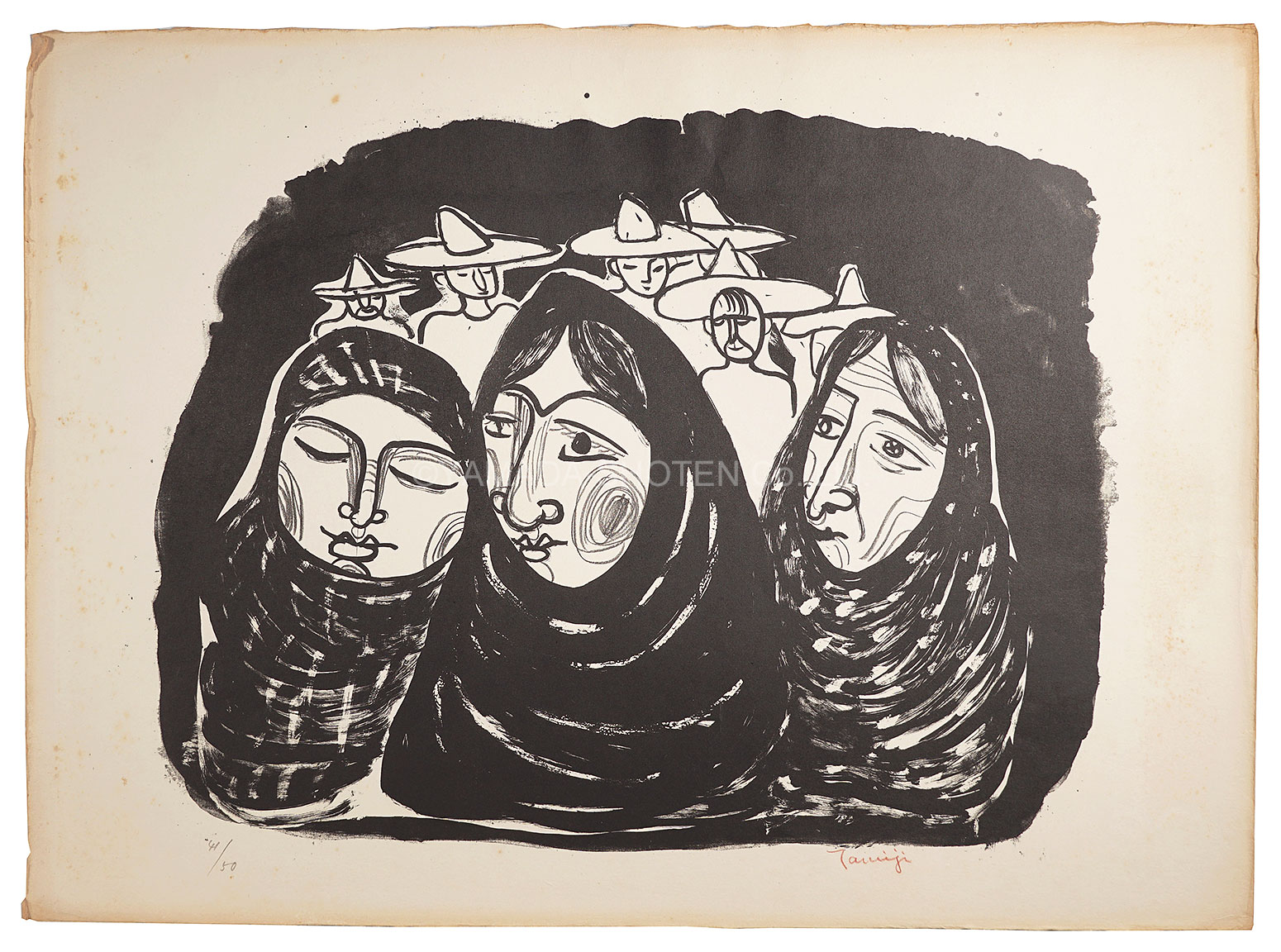 Kitagawa Tamiji “Three Mexican Women”