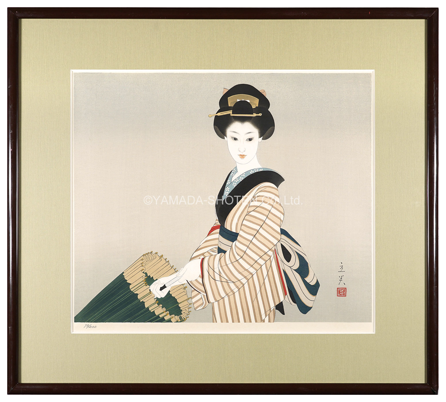 Shimura Tatsumi “Japanese Women / Jyanome-umbrella
”
