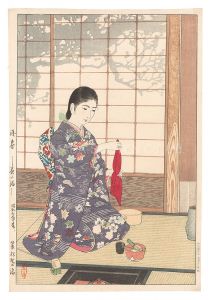 笠松紫浪「浅春 -茶の湯-」