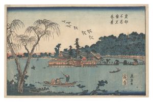 Eisen / Spring View of the Shinobazu Benten Shrine in the Eastern Capital [東都不忍弁天春ノ景]