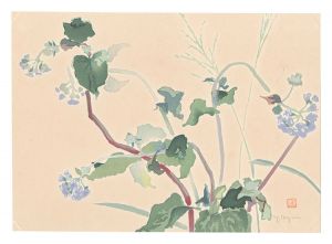 萬華画譜　おほかくかうあざみ　／　小栗美二