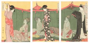 Women Overnight Guests【Reproduction】  / Utamaro