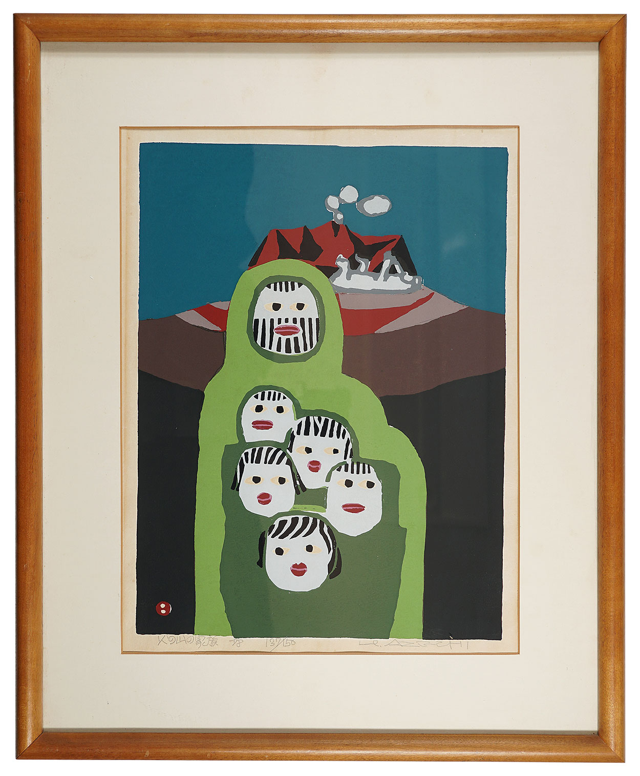 Azechi Umetaro “Family of Mount Hinoyama”