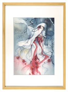 朱華「落椿」